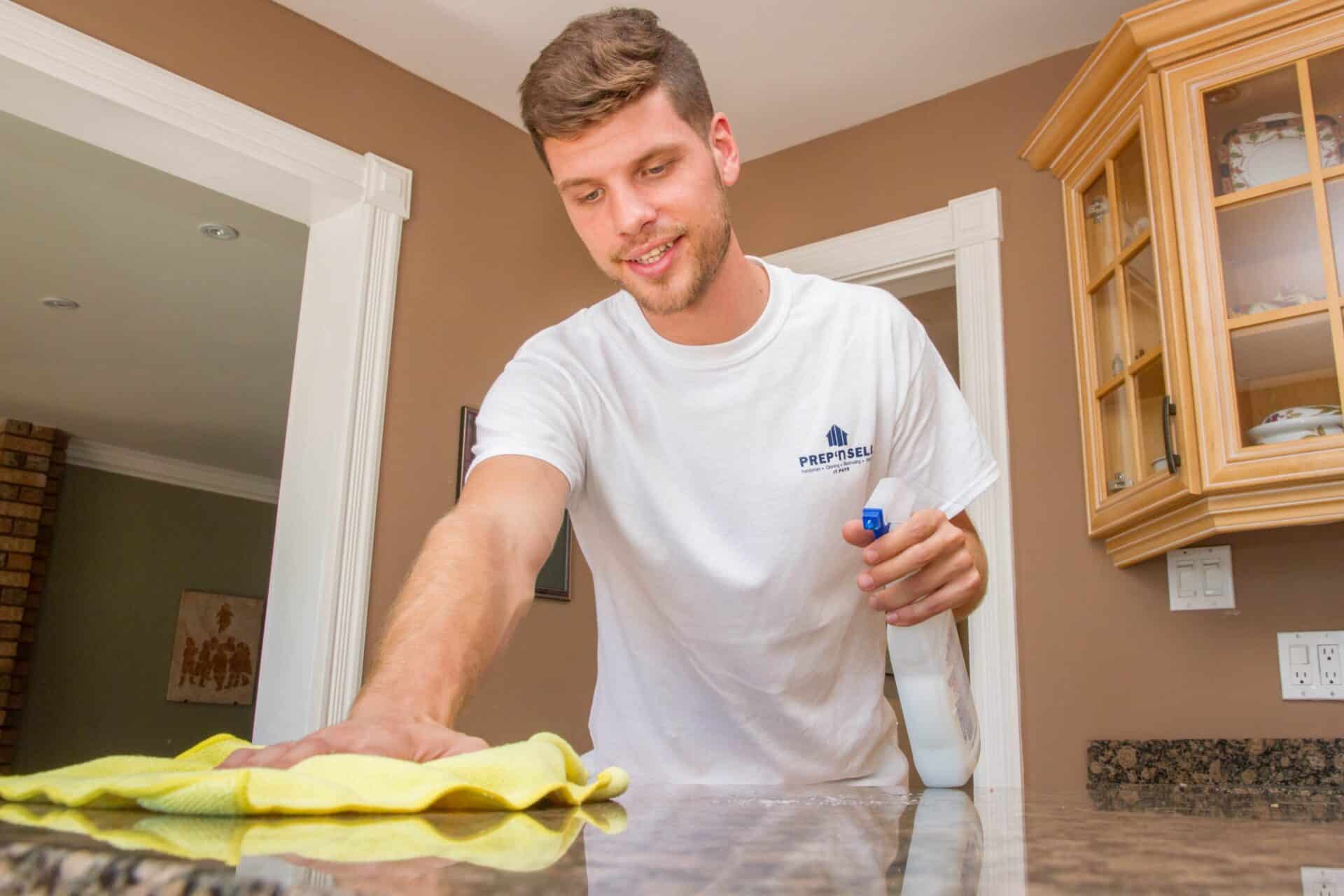 Cleaning the Counter