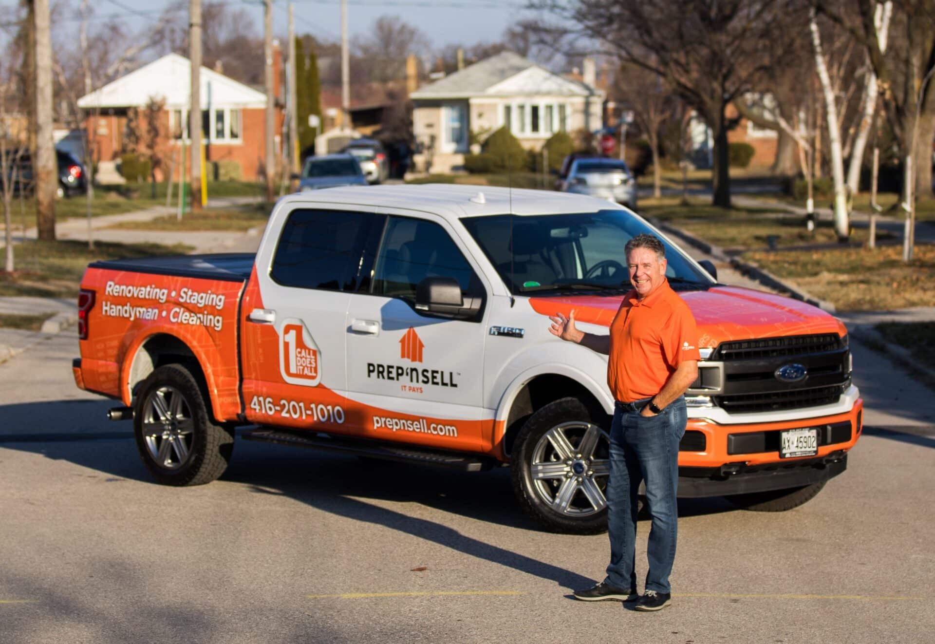 Prep'n Sell Etobicoke truck geared up for home improvements