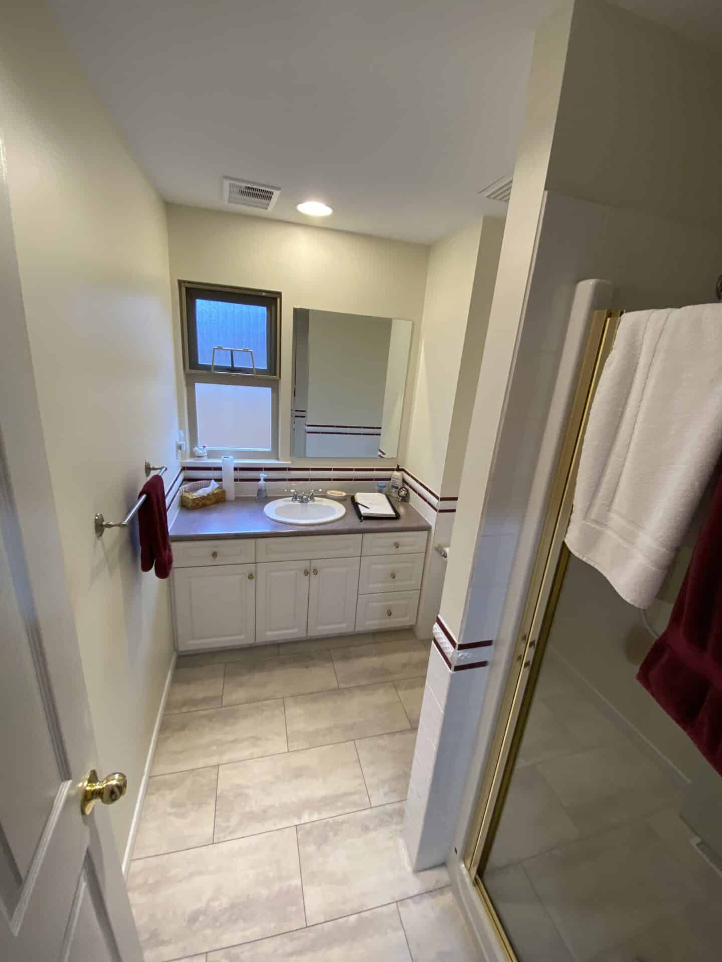 Bathroom Before Accessibility Upgrade