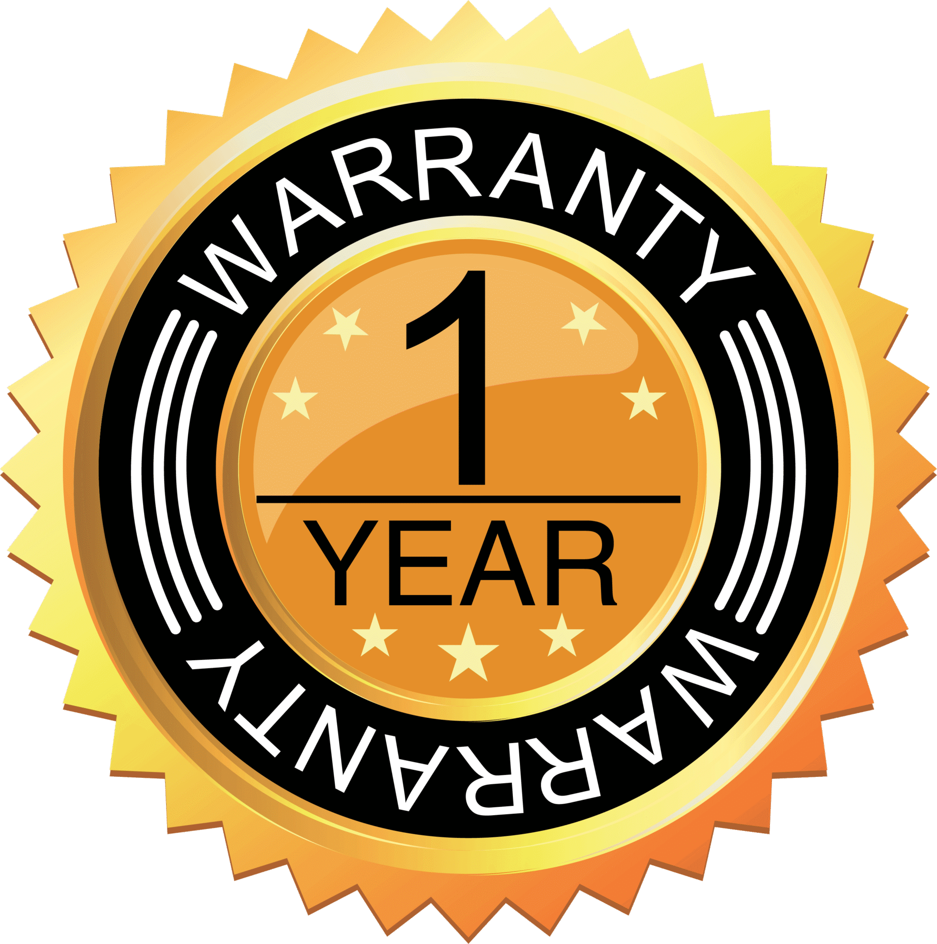 1-Year Workmanship Warranty