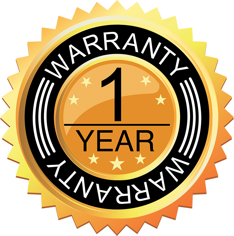 1-Year Warranty