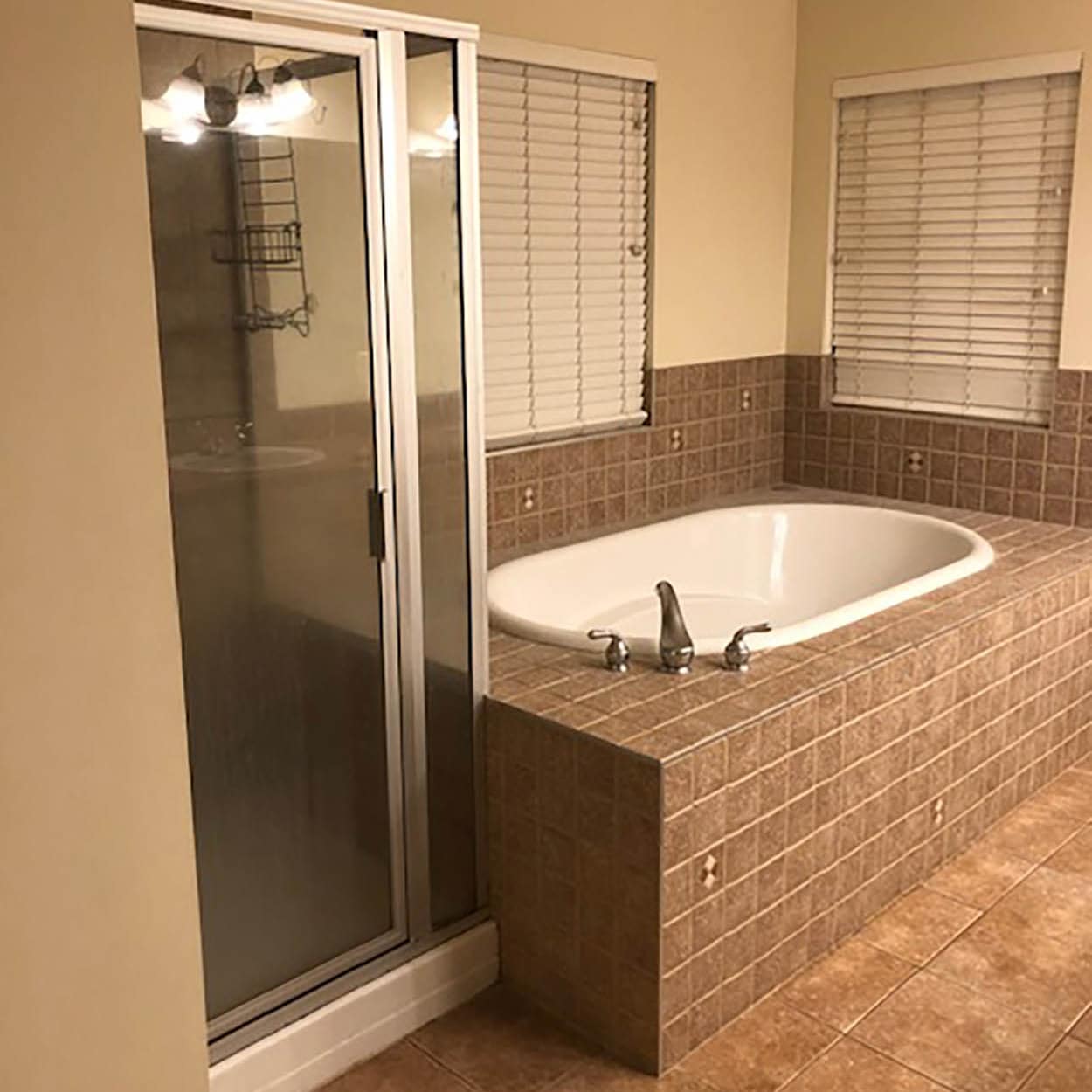 Tile installation in progress – Fraser Valley