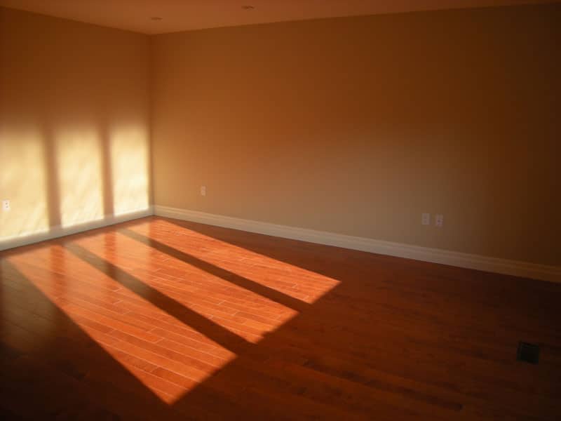 Bedroom before staging