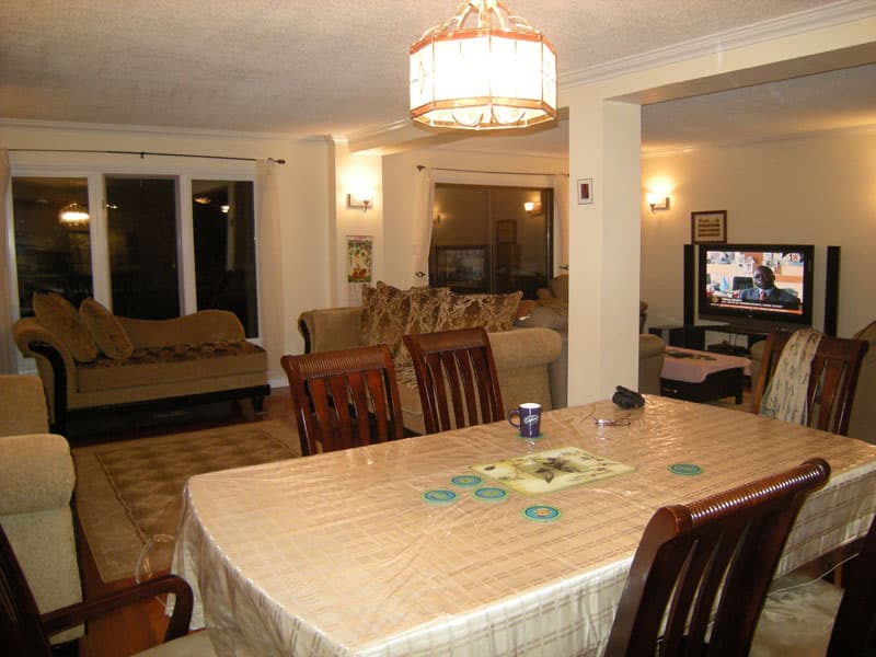 Primary bedroom staging overview