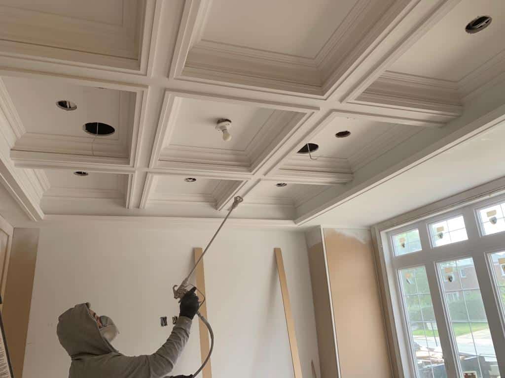 Crisp ceiling cut-in