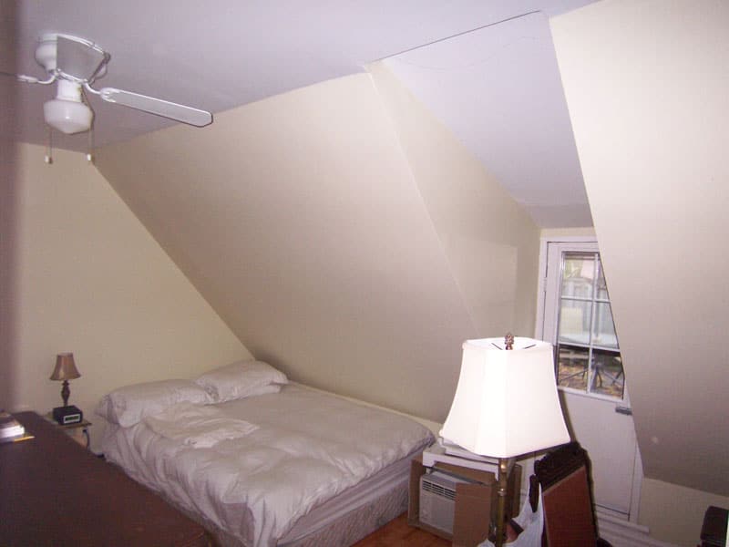 Bedroom before expansion