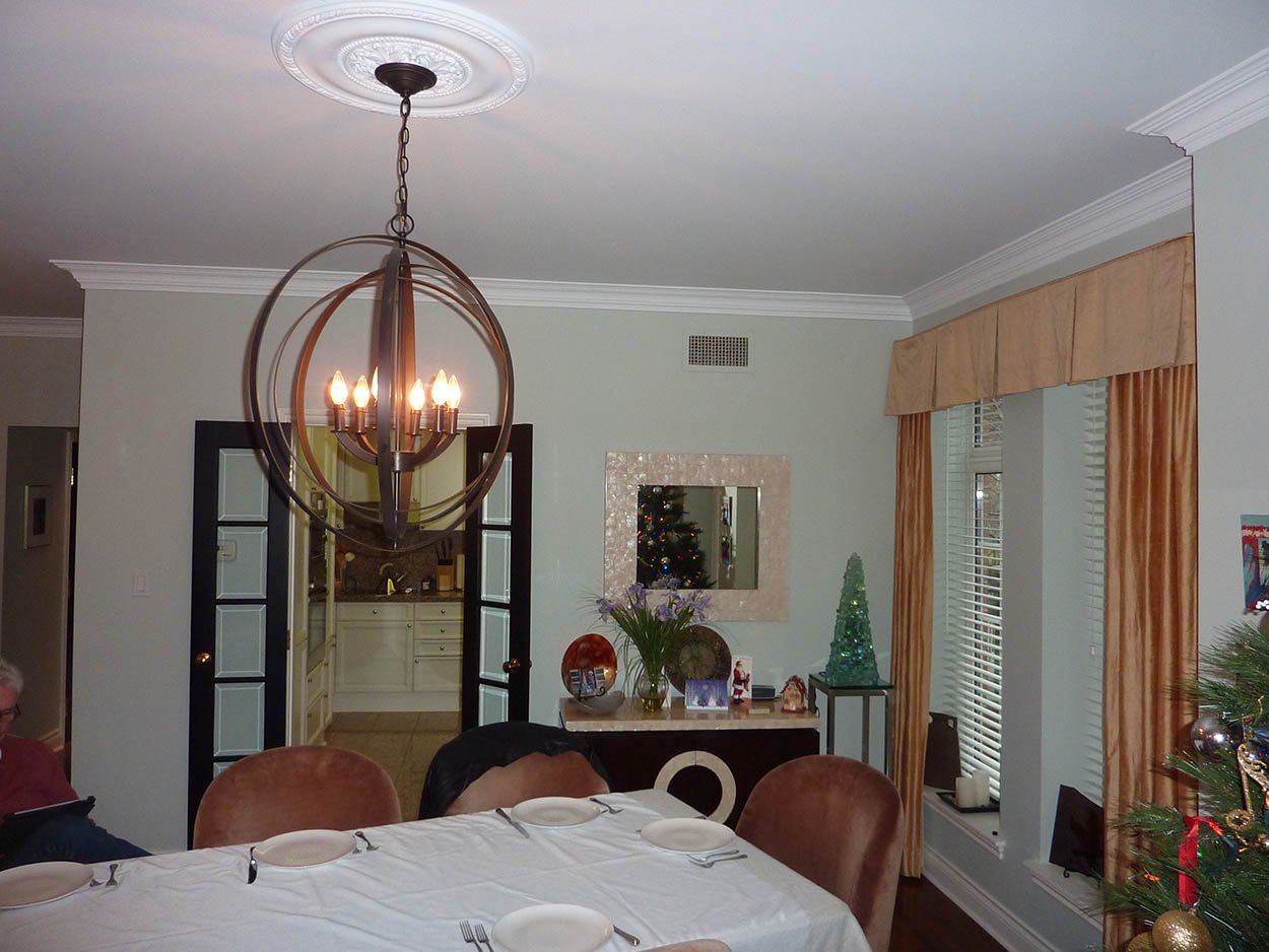 Open-concept kitchen – before