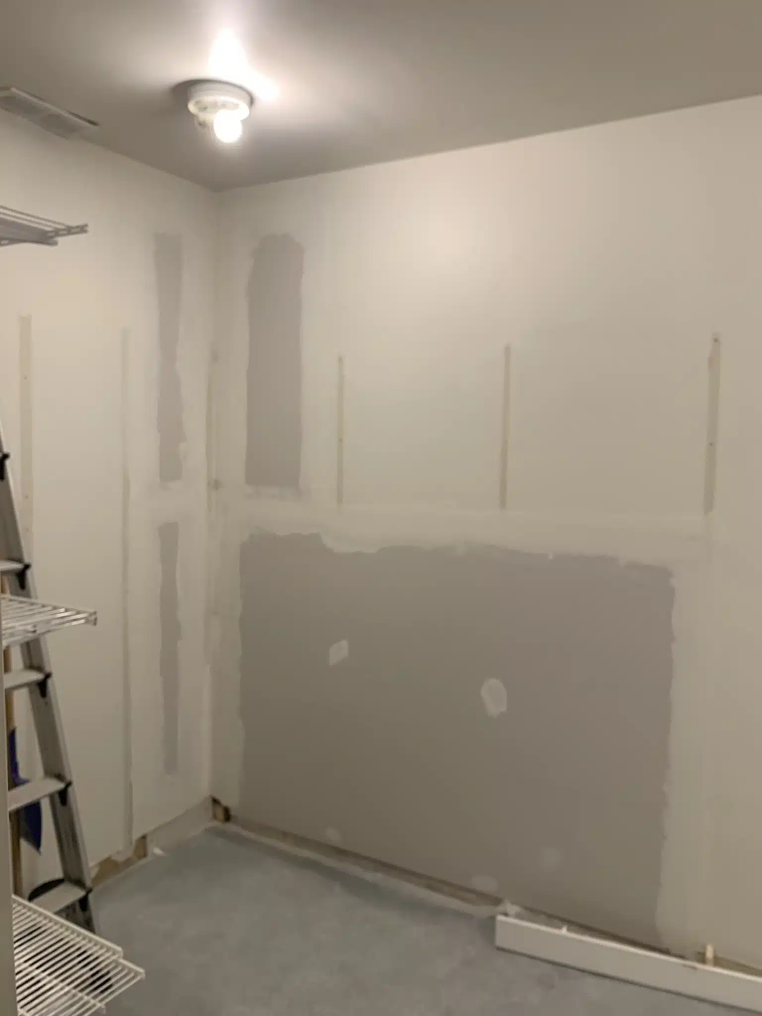 During: patching and prep in Mississauga