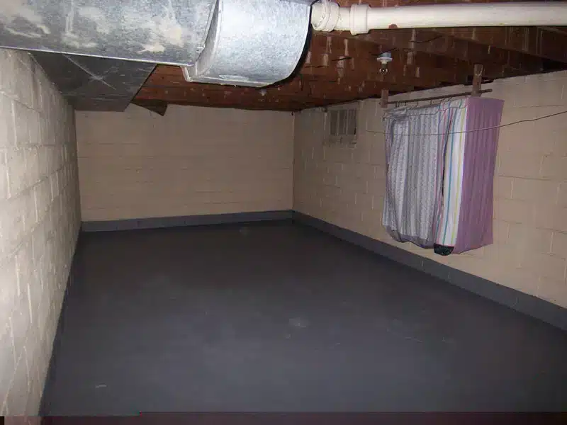 Basement junk removal – after photo in Tri Cities