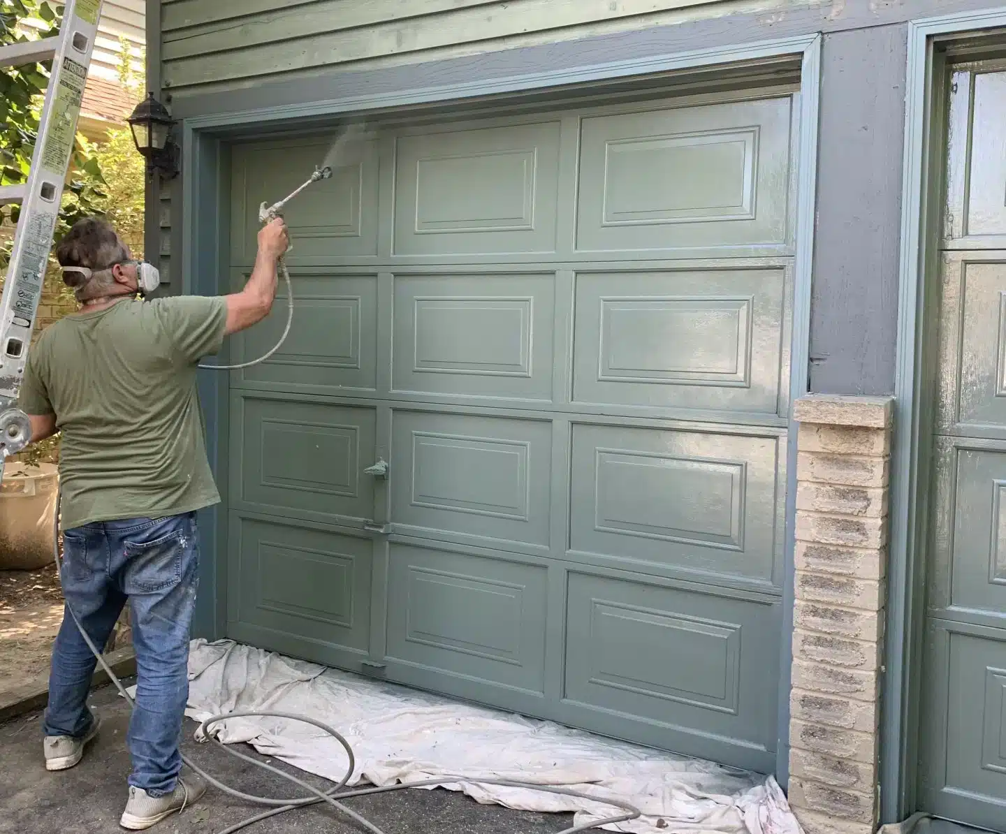 Garage repaint and finish — Caledon