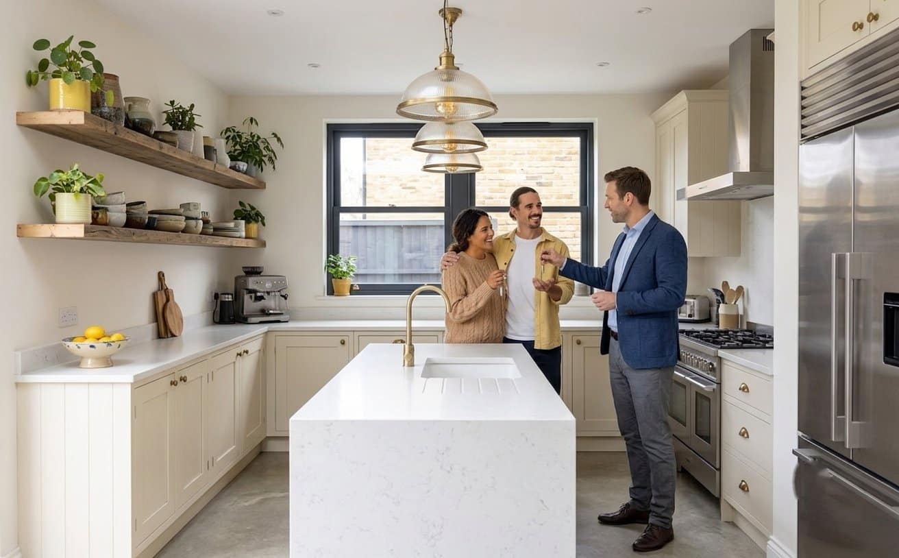 Kitchen after Prep'n Sell — market-ready and sold
